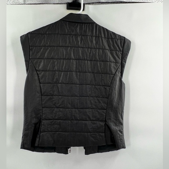 W by Worth black puffer vest jacket size 6 - Picture 8 of 10